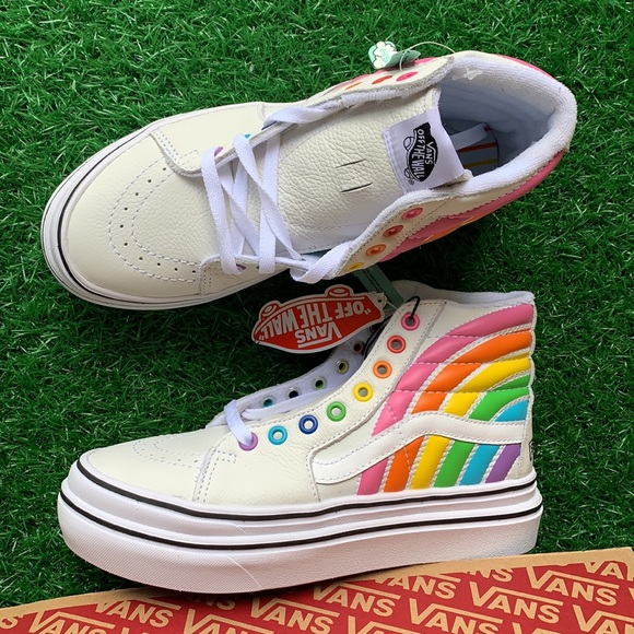 VANS SUPER COMFYCUSH S FLOUR SHOP RAINBOW/TRWHT WM - Picture 13 of 16